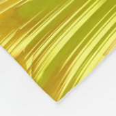 Abstraktes Gold-Fraktal Fleecedecke (Ecke)