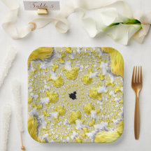 Abstraktes Gold-Fraktal