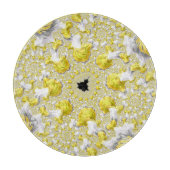 Abstraktes Gold-Fraktal Schneidebrett (Vorderseite)