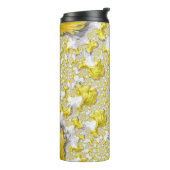 Abstraktes Gold-Fraktal Thermosbecher (Nach links gedreht)