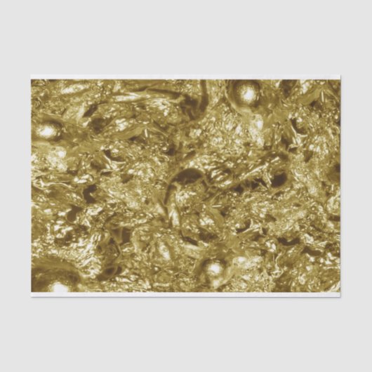 Abstraktes GOLD-Muster + Text / Foto Seidenpapier (Vorderseite)