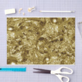 Abstraktes GOLD-Muster + Text / Foto Seidenpapier (Handwerk)