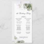 Abstraktes Gold-Mute-Sage-Grün (Rückseite)