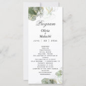 Abstraktes Gold-Mute-Sage-Grün (Vorderseite)