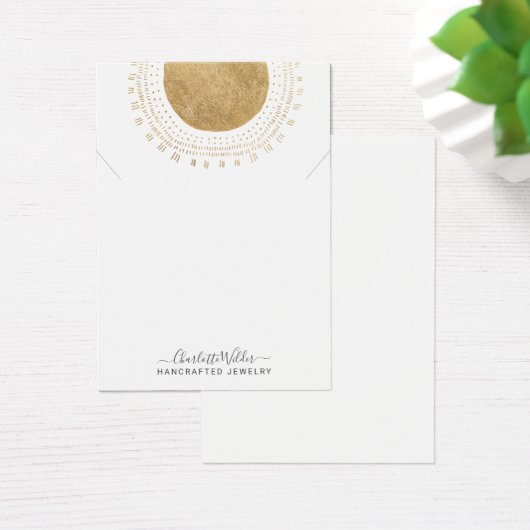 Abstraktes Gold Sun handgefertigte Imitate Fotolei (Schreibtisch)