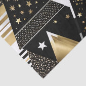 abstraktes Gold- und Schwarzweißpapier Seidenpapier (Detail)