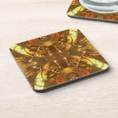 Abstraktes Gold Untersetzer (Linke Seite)