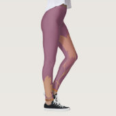 Abstraktes Gold Violett Leggings (Rechts)