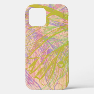 Abstraktes Goldbarren-Rosa-Violett Case-Mate iPhone Hülle