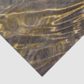 Abstraktes Goldbrunnen-Wasser-2-Gewebepapier Seidenpapier (Detail)