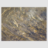 Abstraktes Goldbrunnen-Wasser-2-Gewebepapier Seidenpapier (Vorderseite)