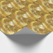 Abstraktes Golddreieck Geschenkpapier (Ecke)