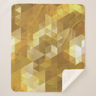 Abstraktes Golddreieck Sherpadecke