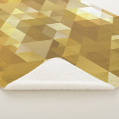 Abstraktes Golddreieck Sherpadecke (3/4)
