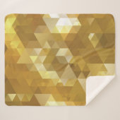 Abstraktes Golddreieck Sherpadecke (Vorderseite (Horizontal))