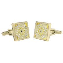 Abstraktes Goldenes Gelbes Symmetrisches Fraktal