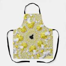 Abstraktes Goldenes Gelbes Symmetrisches Fraktal