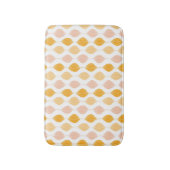 Abstraktes goldenes Ogemuster Badematte (Vorderseite Vertikal)