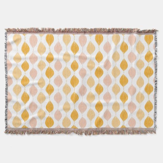 Abstraktes goldenes Ogemuster Decke (Vorderseite)