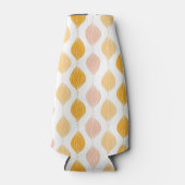 Abstraktes goldenes Ogemuster Flaschenkühler (Vorderseite)