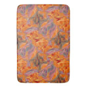 Abstraktes goldenes Tamarin mit gekreuzten Beinen Badematte (Vorderseite Vertikal)