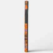 Abstraktes goldenes Tamarin mit gekreuzten Beinen Case-Mate iPhone Hülle (Rückseite / Links)