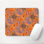 Abstraktes goldenes Tamarin mit gekreuzten Beinen Mousepad (Mit Mouse)