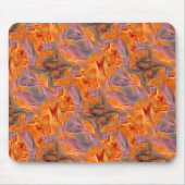 Abstraktes goldenes Tamarin mit gekreuzten Beinen Mousepad (Vorne)