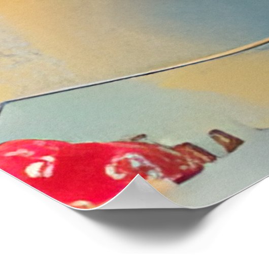 Abstraktes Goldmedaille Poster (Ecke)