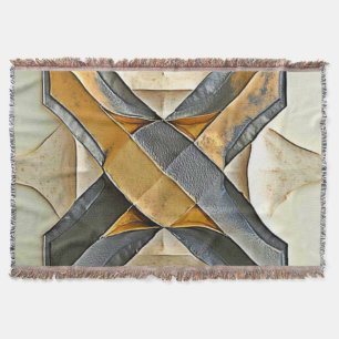 Abstraktes Goldmetall-Design Decke
