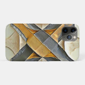Abstraktes Goldmetalldesign Case-Mate iPhone Hülle (Rückseite (Horizontal))