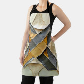 Abstraktes Goldmetalldesign Schürze (InSitu)
