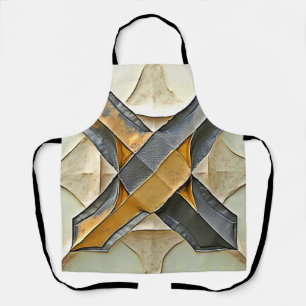 Abstraktes Goldmetalldesign Schürze