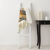 Abstraktes Goldmetalldesign Sherpadecke (Beispiel)