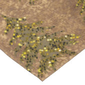 Abstraktes Goldpapier und funkelnd Goldbaum Tischdecke (Schrägansicht)