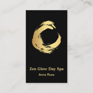 *~* Abstraktes Goldrausch Reiki Medizin Zen Visitenkarte