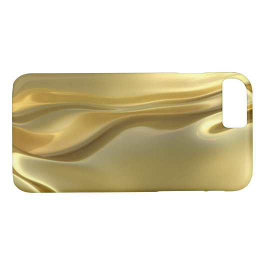 abstraktes Goldsatin Case-Mate iPhone Hülle (Rückseite (Horizontal))