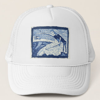 abstraktes Golf Truckerkappe