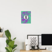 Abstraktes Gorilla-Plakat Poster (Heimbüro)