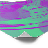 Abstraktes Gorilla Poster (Ecke)