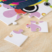 Abstraktes Gorilla-Puzzle Puzzle (Seite)