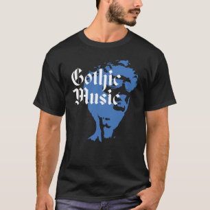 Abstraktes Gotisches Musikportrait T-Shirt