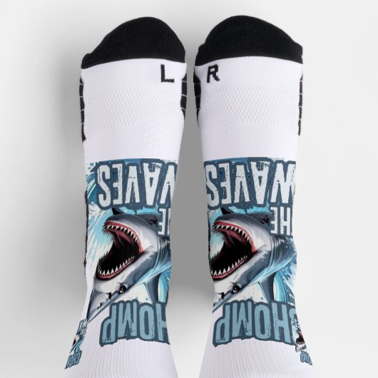 Abstraktes Graffiti Design Socken (Oben)