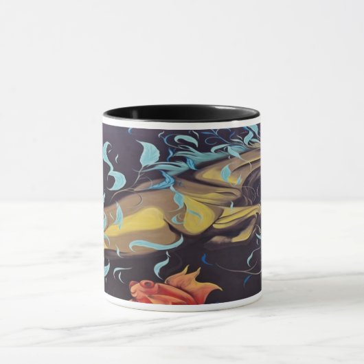 Abstraktes Graffiti-Design Tasse (Zentrum)