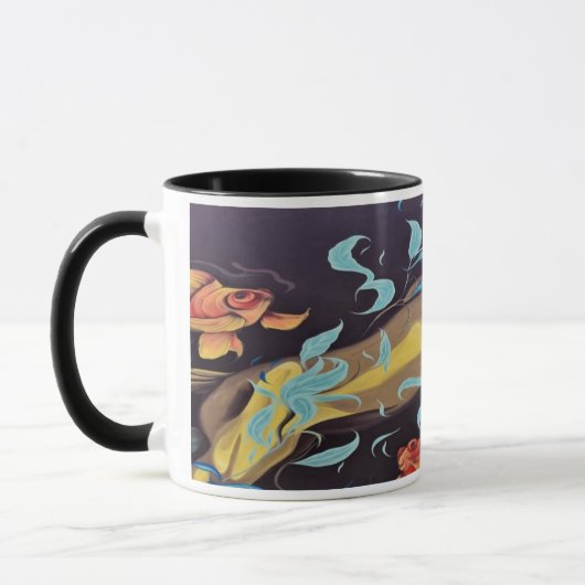 Abstraktes Graffiti-Design Tasse (Links)
