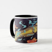 Abstraktes Graffiti-Design Tasse (Vorderseite Links)