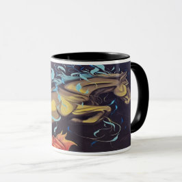 Abstraktes Graffiti-Design Tasse