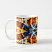 Abstraktes Graffiti-Muster Kaffeetasse (Links)