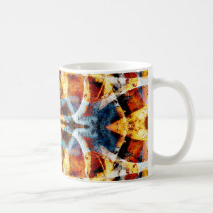 Abstraktes Graffiti-Muster Kaffeetasse