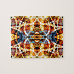 Abstraktes Graffiti-Muster Puzzle